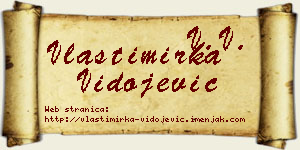 Vlastimirka Vidojević vizit kartica